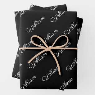 Personalisiertes Packpapier Geschenkpapier Set