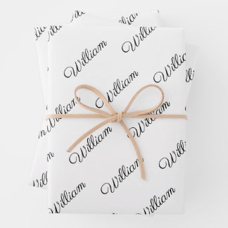 Personalisiertes Packpapier  Geschenkpapier Set