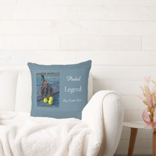 Personalisiertes Padel-Legend-Geschenk für ihn Kissen