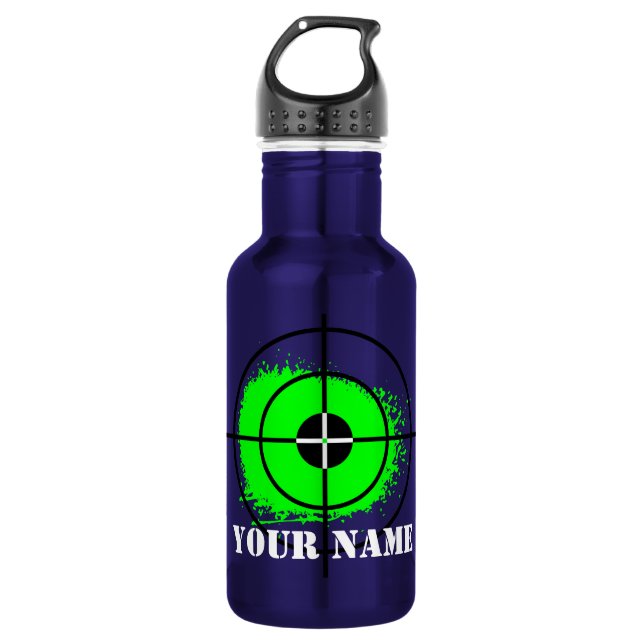 Personalisiertes Paintball-Wasserflaschengeschenk Edelstahlflasche (Vorderseite)
