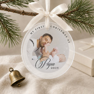 Personalisiertes Papa-Weihnachtsgeschenk für neue  Ornament