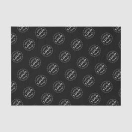 Personalisiertes Papiermuster mit Logo-Muster Seidenpapier