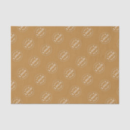 Personalisiertes Papiermuster mit Logo-Muster Seidenpapier