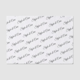 Personalisiertes Papiermuster mit Namensmuster Seidenpapier