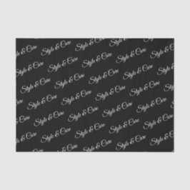 Personalisiertes Papiermuster mit Namensmuster Seidenpapier