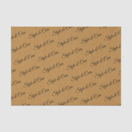 Personalisiertes Papiermuster mit Namensmuster Seidenpapier