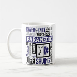 Personalisiertes Paramedic SymbolS Words Kaffeemas Kaffeetasse