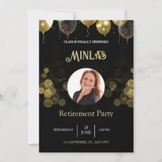 Personalisiertes Party für die Altersvorsorge Einladung