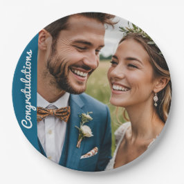 personalisiertes Party für Text und Foto Pappteller