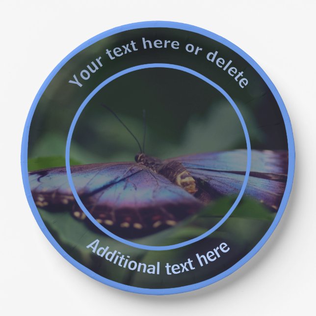 Personalisiertes Party Pappteller (Vorderseite)