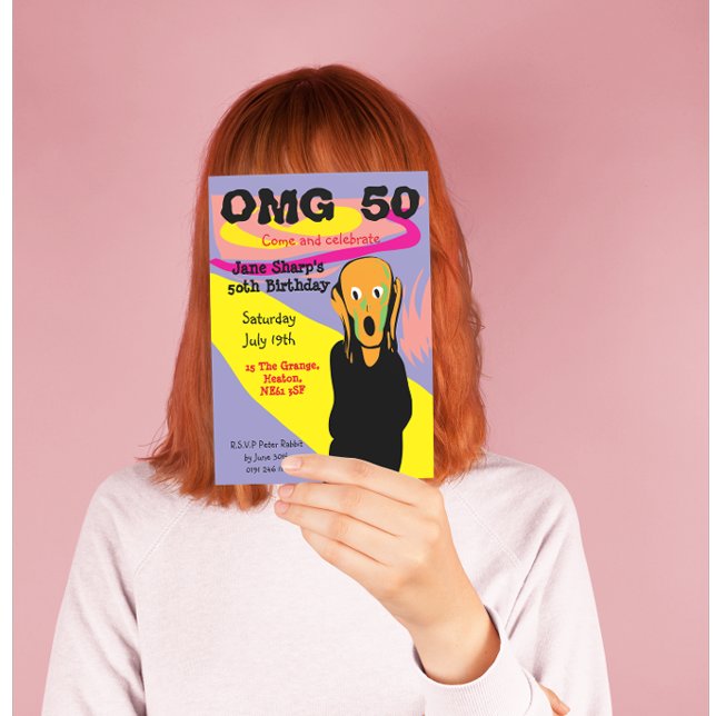 Personalisiertes Party zum 50. Geburtstag Einladung (Von Creator hochgeladen)
