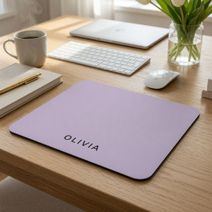 Personalisiertes Pastell-Lavendel Benutzername Mousepad