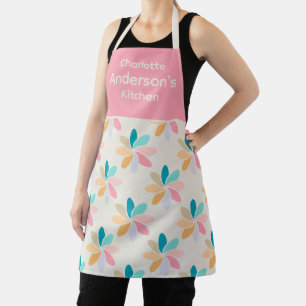 Personalisiertes Pastell-Pinwheel-Muster Schürze