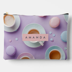 Personalisiertes Pastell-Teeparty-Glückseligkeit Zubehörtasche
