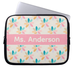 Personalisiertes Pastell-Windrad Laptopschutzhülle