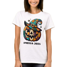 Personalisiertes Patchwork Pumpen Halloween