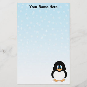 Personalisiertes Penguin-Briefpapier Briefpapier