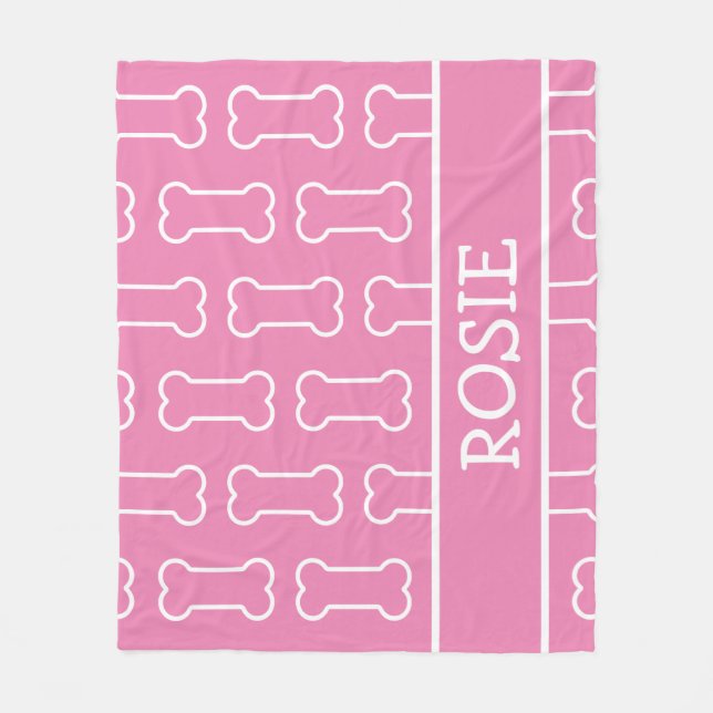 Personalisiertes Pet Fleecedecke (Vorderseite)