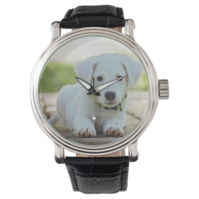 Personalisiertes Pet-Foto Armbanduhr (Vorderseite)