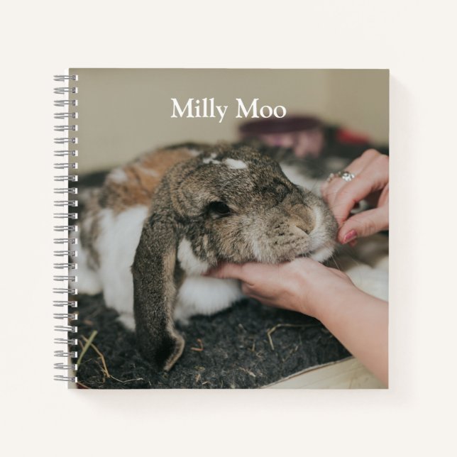 Personalisiertes Pet-Foto Notizbuch (Vorderseite)