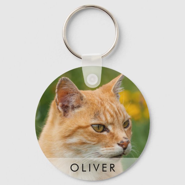 Personalisiertes Pet-Foto Schlüsselanhänger (Vorderseite)