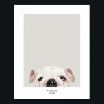 Personalisiertes Pet-Foto und Name Poster<br><div class="desc">Personalisieren Sie mit Ihrem Begleiter Foto,  Name und Jahr,  um einen einzigartigen Sake zu erstellen.</div>