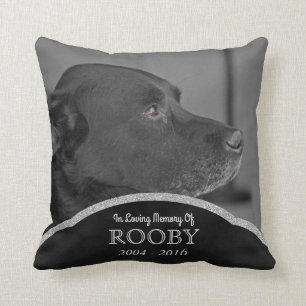 Personalisiertes Pet-Memorial-Foto  Beileid der Hu Kissen