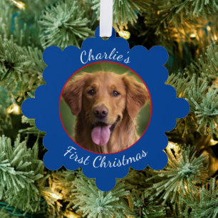 Personalisiertes Pet Paper Snowflake Ornament