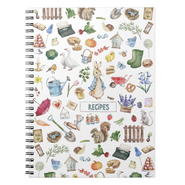 Personalisiertes Peter Rabbit-Notebook Notizblock (Vorderseite)