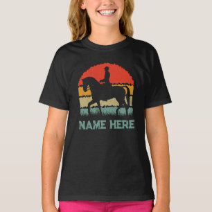 Personalisiertes Pferd Shirt, Pferdehemd T-Shirt