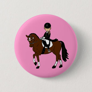 Personalisiertes Pferd- und Reitzubehör Button