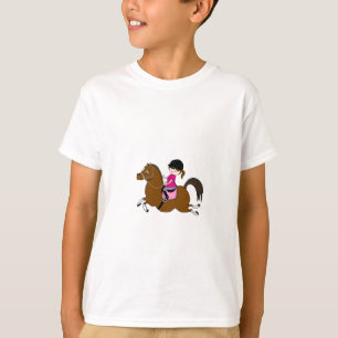 Personalisiertes Pferd- und Reitzubehör T-Shirt