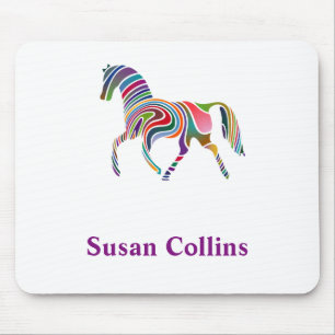 Personalisiertes Pferdeschlitten Mousepad