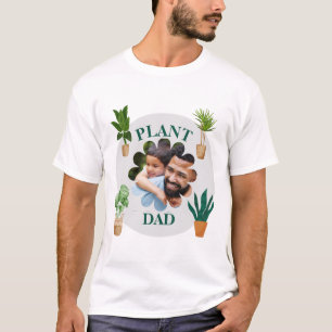 Personalisiertes Pflanzen-Vater-Foto-Gartenbau T-Shirt