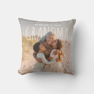 Personalisiertes PhotoPop Wir lieben dich so sehr Kissen