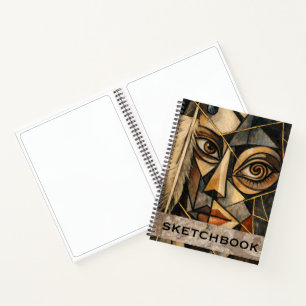 Personalisiertes Picasso-inspiriertes Kunstjournal Notizbuch