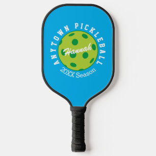 PERSONALISIERTES Pickleball Blue Pickleball Paddel Schläger