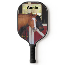 Personalisiertes Pickleball-Paddel mit Pferd-Foto