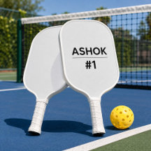 Personalisiertes Pickleball-Paddle | Minimalistisc