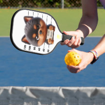 Personalisiertes Pickleball-Schläger mit Ball