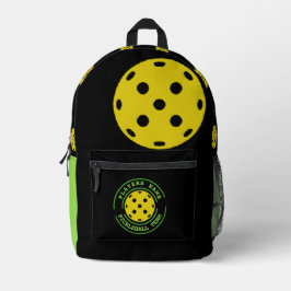 Personalisiertes Pickleball Theme Sport Bag Backpa Bedruckter Rucksack