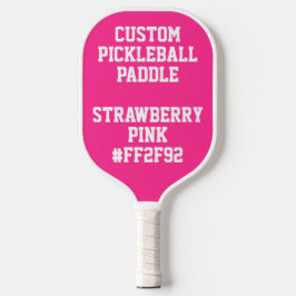 Personalisiertes PICKLEBALLPADDLE - PINK Pickleball Schläger