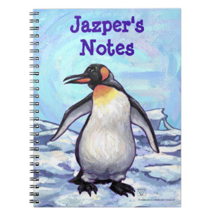 Personalisiertes Pinguin-Notebook Notizblock