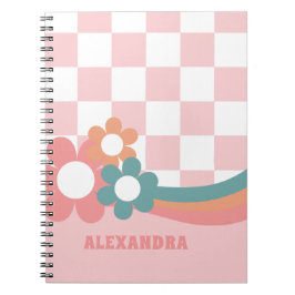Personalisiertes PInk Girl School Notebook Notizblock