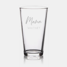 Personalisiertes Pint Glass Custom Mama Gift
