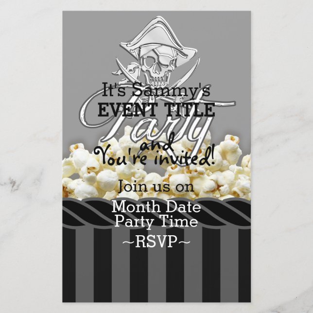 Personalisiertes Pirate-Party (Vorderseite)