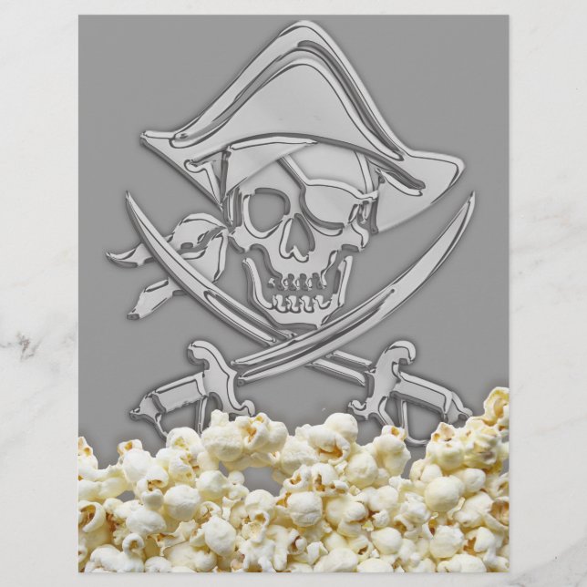 Personalisiertes Pirate-Party Flyer (Vorne)