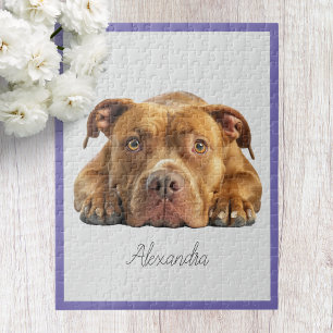Personalisiertes Pitbull-Puzzle