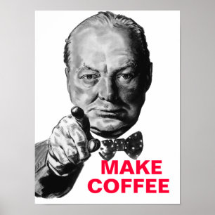 Personalisiertes Plakat Winston Churchill