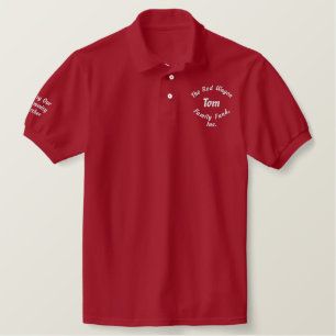 Personalisiertes Polo-Shirt mit individuellem Stic